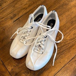 White Leather Keds Sneakers
